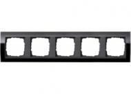 Gira 0215738 5-позиционная рамка для антрацита Gira Event Clear Black
