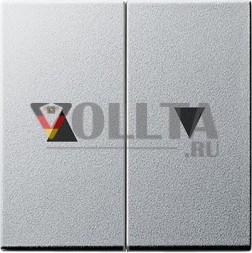 Gira 029426 клавишный выключатель с символом стрелки System 55 цвет алюминий