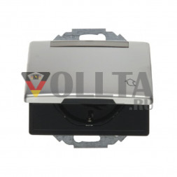 Berker 47580004 Arsys SCHUKO-розетка  16А, цвет: благородная сталь