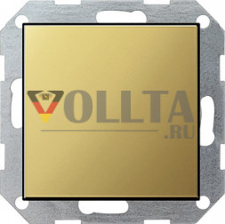 Gira 0268604 System55 Заглушка, латунь