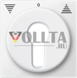 Merten 319319 System M Rollladen-Tastrastschalter крышка, цвет:полярная белизна, тон: матовый