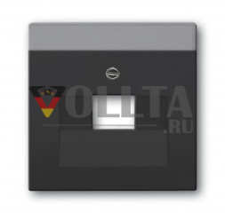 Busch-Jaeger 1803-81 Carat Телефон UAE/IAE/ISDN крышка, цвет:антрацит