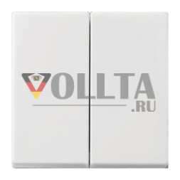 Busch-Jaeger 2505-914 Balance SI серийный выключатель крышка, цвет: альпийский белый, тон:глянец