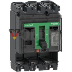Schneider Electric C10H3 ComPacT NSX100H базовый выключатель 3P 100A 70 автоматический выключатель в литом корпусе