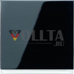 Jung LS539-OSWLEDW LS990 LED-световой сигнал крышка, c LEDs белый цвет алюминевый цвет: черный