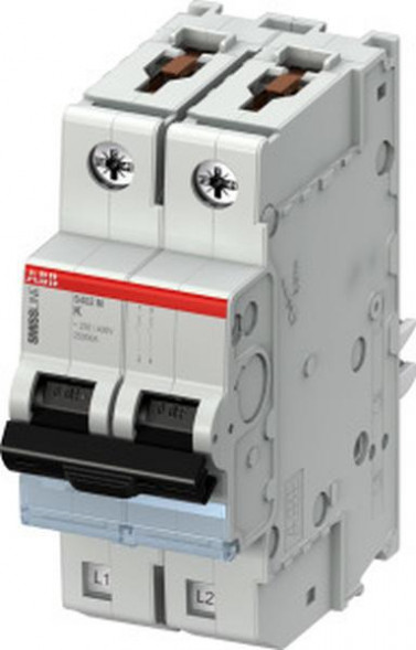 ABB Stotz-Kontakt S402M-K50, миниатюрный автоматический выключатель K, 50A, 10kA, 2P, втычной, 2CCS572001R0577
