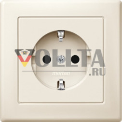 Schneider серия: Merten MEG2300-1544 M-Smart SCHUKO-розетка 16А, 1-я, цвет: кремово-белый, тон: матовый
