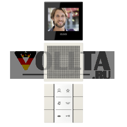 Видеодомофоны Jung SIVILS627W Siedle In-Home-Bus, серия LS, белый цвет