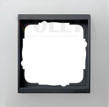 Gira 021124 Рамка односторонняя для антрацита Gira Event Opaque White