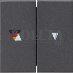 Gira 029428 Клавиша с символом стрелы System 55 Антрацит