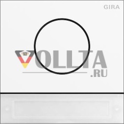 Gira 5569902 дверная станция модуль кнопки ввода в эксплуатацию система 106 транспортный белый (лакированный)