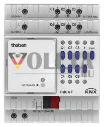 Theben 4930240 HMG6T KNX шестерной актор для обогревателя,  MIX2 Grund