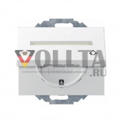 Berker 47487109 K1 SCHUKO-розетка 16А, цвет:полярная белизна, тон:глянец