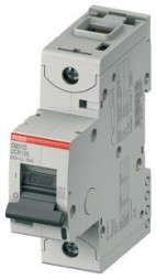 ABB Stotz-Kontakt S801S-UCK40, высокопроизводительный автоматический выключатель 40A,K,250VDC=Icu 50kA,1P, 2CCS861001R1557