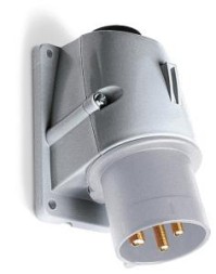 ABB Stotz-Kontakt 232BS6, вилка настенного устройства, 32 А, IP44 6ч, 2P+E, 200-250 В, 50+60 Гц, синяя, 2CMA193314R1000