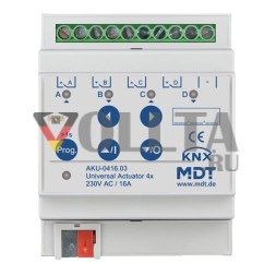 MDT AKU-0416.03 4-ходовой 4TE REG 16A 230VAC 100F 15EVG универсальный привод