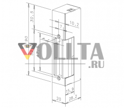 Электрическое устройство открывания дверей Assa Abloy 9334--------E91 Номер EAN 4042203140905