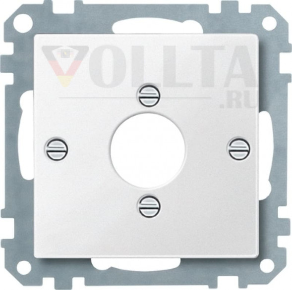 Merten 469419 System M Аудио-Штекер  XLR/Neutrik крышка, цвет:полярная белизна, тон: матовый