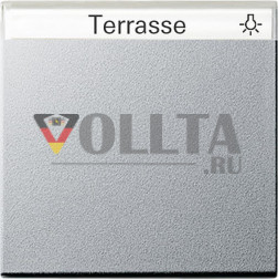 Gira 029926 System55 выключатель света/датчик крышка, цвет: алюминевый