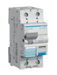 Переключатель Hager ADA516D FI/LS 1-полюсный+N 10kA B16A 0.03AA