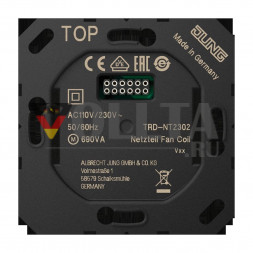 Блок питания Jung TRD-NT2302 для комнатного терморегулятора Fan Coil 2-трубный
