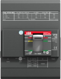 ABB Stotz-Kontakt XT1B 160 TMD 125-1250 4p FF InN=100% , XT1B 160 TMD125-1250 4P FF IN=100% Компактный автоматический выключатель Tmax XT1 , 1SDA066888R0001
