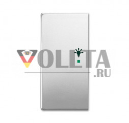 Busch-Jaeger 6231-21-866 Коромысло, 2-позиционное, левое, с символом «свет», нержавеющая сталь