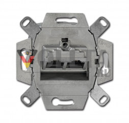 Busch-Jaeger 0218/12-101 телефонная розетка, UAE Cat6 8-8-полосная