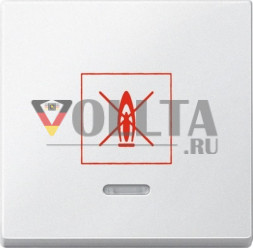Schneider серия: Merten MEG3307-0419 System M отопление аварийный выключатель крышка, цвет:полярная белизна, тон: матовый