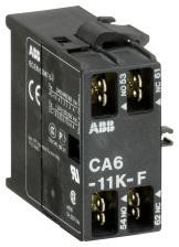 ABB Stotz-Kontakt CA6-11K-F, вспомогательный выключатель 1НО/1НЗ, штекерное соединение, боковой монтаж, подходит для K6F, KC6F, GJL1201318R0001