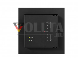 Контроллер качества воздуха MULLER GS 48.11 knxTS KNX | ручное изменение заданной температуры | угольно-черный | 55x55 мм