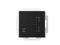 Контроллер качества воздуха MULLER GS 48.11 knxTS KNX | ручное изменение заданной температуры | угольно-черный | 55x55 мм