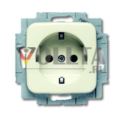 Вставка для розетки Busch-Jaeger 20 EUCKS-212 SCHUKO®, с повышенной защитой контактов, белая