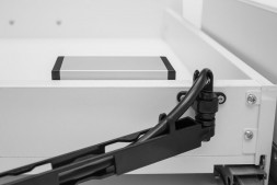 Комплект EVOline Wing двойной / Wing / R-Dock / 2 розетки / 1 двойное зарядное устройство USB Type-AC Full-Black