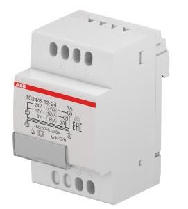 ABB Stotz-Kontakt TS24/8-12-24, колокольный трансформатор 24 ВА, 8-12-24 В переменного тока, 2CSM228695R0812