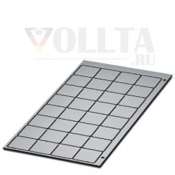 Phoenix Contact 0806628 GPE 22X22 SR/R серебряный немаркированный гравировальный материал