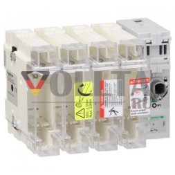 Schneider Electric GS2G4 с предохранителями TeSys GS2G 4p 63A DIN 00C выключатель-разъединитель