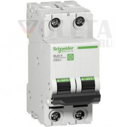 Schneider Electric M9F21232 M9 C60SP 2P 32A B UL1077 миниатюрный автоматический выключатель