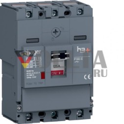 Hager HCS125AC h3+ P160 3-полюсный выключатель нагрузки 125A CTC