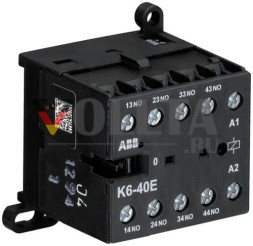 ABB Stotz-Kontakt GJH1211001R2407 K6-40E-27 100 В 40-450 Гц миниатюрный вспомогательный контактор