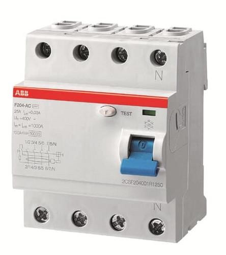 ABB Stotz-Kontakt 2CSF204196R1630 F204A-63/0.03/16.7Hz F 4P A63A 30mA устройство защитного отключения
