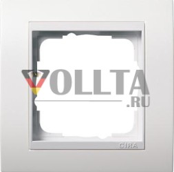 Gira 0211327 Рамка односторонняя для чисто белого цвета Gira Event чисто белый матовый