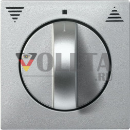Schneider серия: Merten 569860 System M Rollladen-Tastrastschalter крышка, цвет: алюминевый, тон: матовый