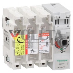 Schneider Electric GS2GB3 Предохранители TeSys GS2G 3p 63A DIN A2 A3 Выключатель-разъединитель