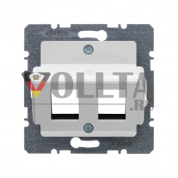 Berker 146409 S1 Krone модульная, Jacks крышка, цвет:полярная белизна, тон:глянец