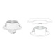 LUNATONE 86458670-INT-O-ZD DALI-2 комбинированный датчик DE | активированные экземпляры | чистый белый | 2,5 м