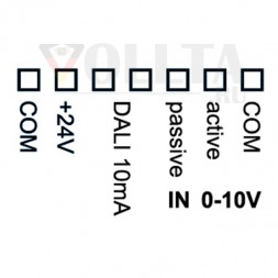 LUNATONE 86468352-010 Аналоговый вход интерфейса DALI | 0-10 В до ВЫКЛ 10-100 %