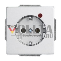 Busch-Jaeger 2310 EUGL/VA-83-11 Busch-Protector® SCHUKO® вставка для розетки, с защитой от перенапряжения алюминий серебристый