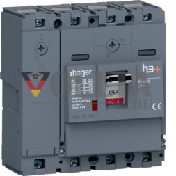 Hager HCS126AC h3+ P160 4-полюсный выключатель нагрузки 125A CTC