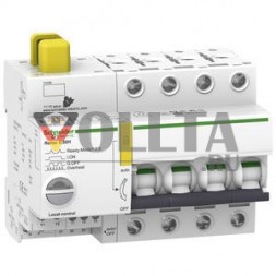 Schneider Electric A9C66425 ACTI9 IC60H TI24 D25A 4-полюсный дистанционно переключаемый автоматический выключатель